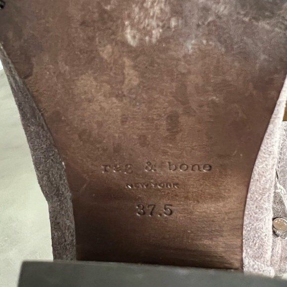 Rag & Bone Newbury Suede Bootie Size 37.5 - Picture 5 of 5